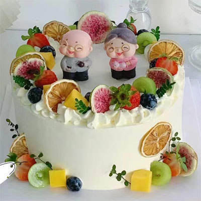 blessing fruits cake to city