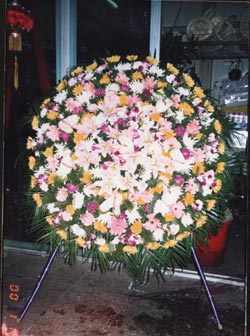 sympathy wreath